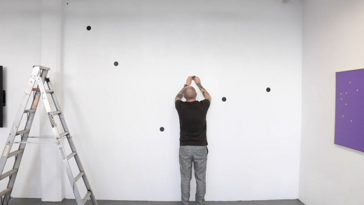 Time-lapse creation of Untitled (18 dots)